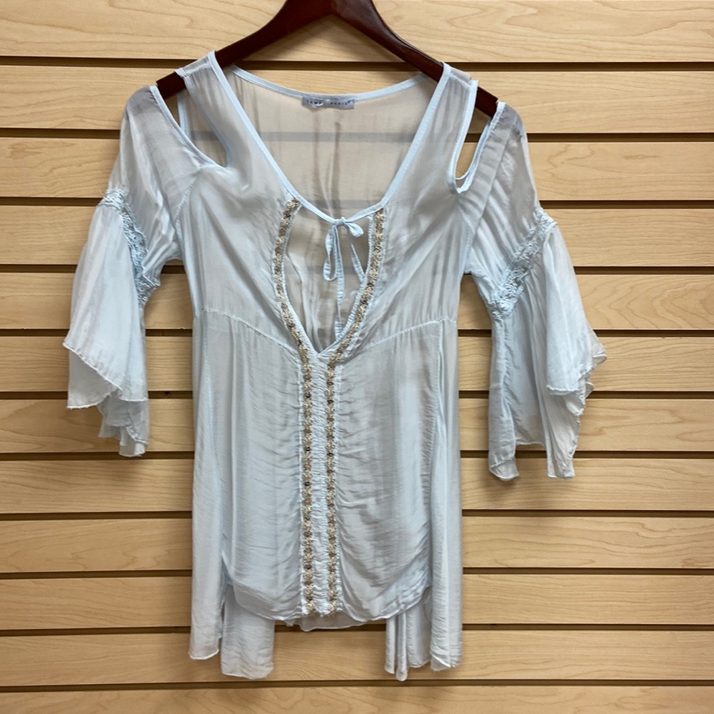 Tempo Paris fashionable top Size Small
